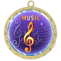 2-1/4" Music Medal