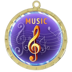 2-1/4" Music Medal