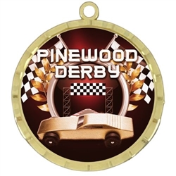 2-1/4" Pinewood Derby Medal