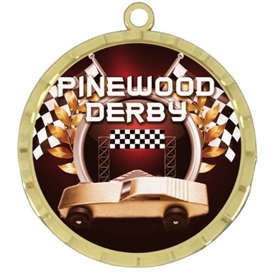 2-1/4" Pinewood Derby Medal