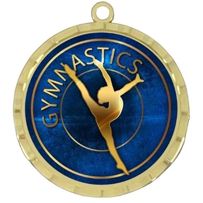 2-1/4" Female Gymnastics Medal