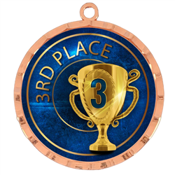 2-1/4" 3rd Place Medal
