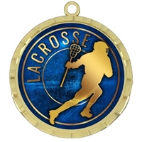 2-1/4" Lacrosse Medal