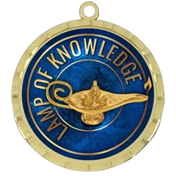 2-1/4" Lamp of Knowledge Medal