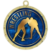 2-1/4" Wrestling Medal
