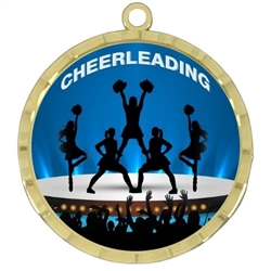 2-1/4" Cheerleading Medal