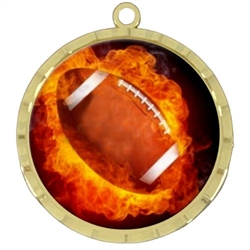 2-1/4" Football Medal