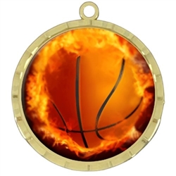 2-1/4" Basketball Medal