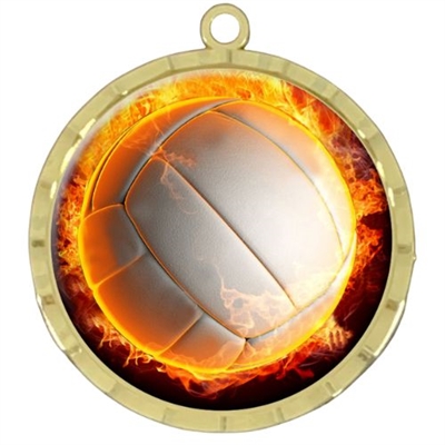 2-1/4" Volleyball Medal