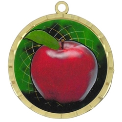 2-1/4" Scholastic Apple Medal