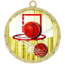 2-1/4" Basketball Medal