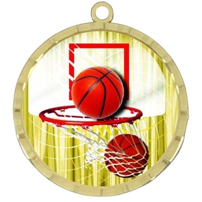 2-1/4" Basketball Medal
