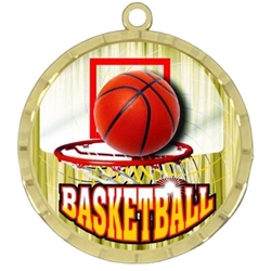 2-1/4" Basketball Medal