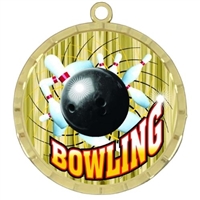 2-1/4" Bowling Medal