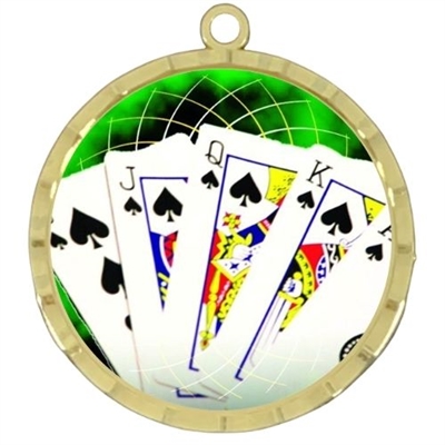 2-1/4" Poker Medal