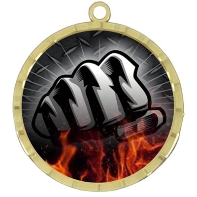 2-1/4" Martial Arts Fist Medal