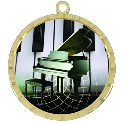 2-1/4" Piano Medal