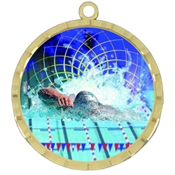 2-1/4" Swimming Medal