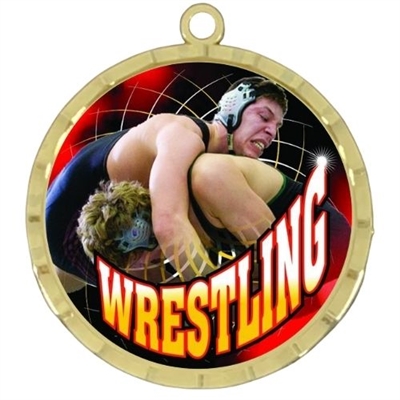 2-1/4" Wrestling Medal