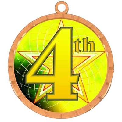 2-1/4" 4th Place Medal