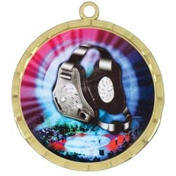 2-1/4" Wrestling Medal