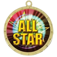 2-1/4" All Star Medal