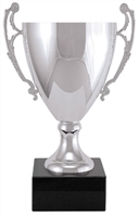 11" Silver Metal Trophy Cup