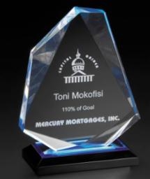 7-3/4" Multi-faceted Diamond Jewel Acrylic Awards