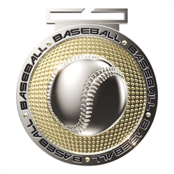 3" Premium DPM Baseball Medal (DPM101)