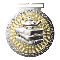 3" Premium DPM Scholastic Medal (DPM108)