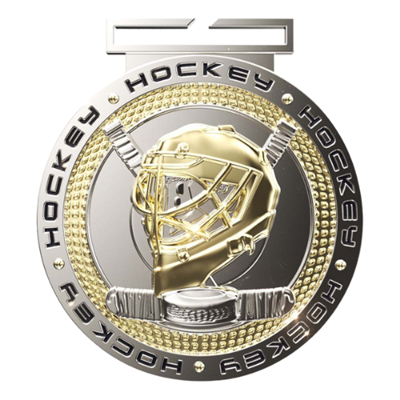 3" Premium DPM Hockey Medal (DPM118)