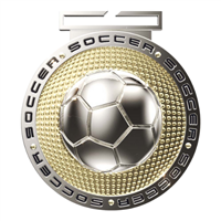 3" Premium DPM Soccer Medal (DPM128)