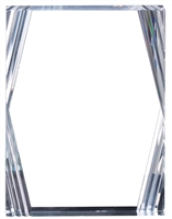 8" Clear Acrylic Desk Award Trophy