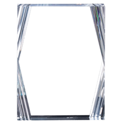 8" Clear Acrylic Desk Award Trophy