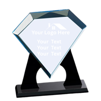 DT750 Diamond Acrylic Award 8" x 9"