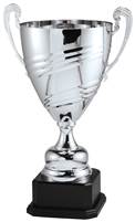 18" Silver Full Metal Award Trophy Cup