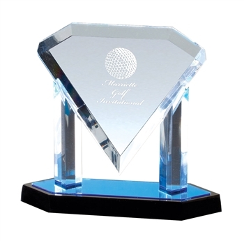 DTP-B Acrylic Diamond Plaque Award 11" x 11"