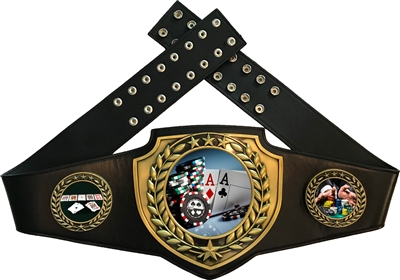 Texas Hold 'em Championship Award Belt EMCABTHE