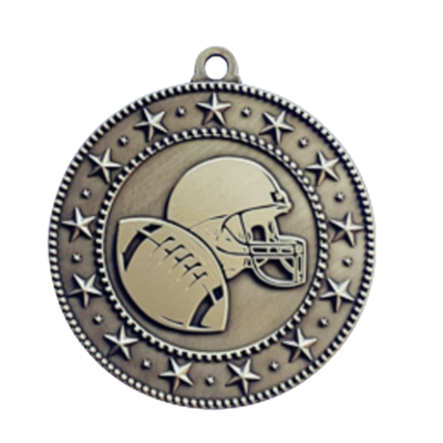 2" Express Series Football Medal EMDC60