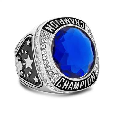 Champion Blue Trophy Ring