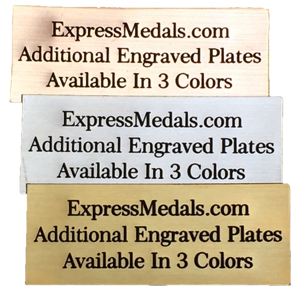 Extra Engraved Plates 3 to 4 Inch Wide