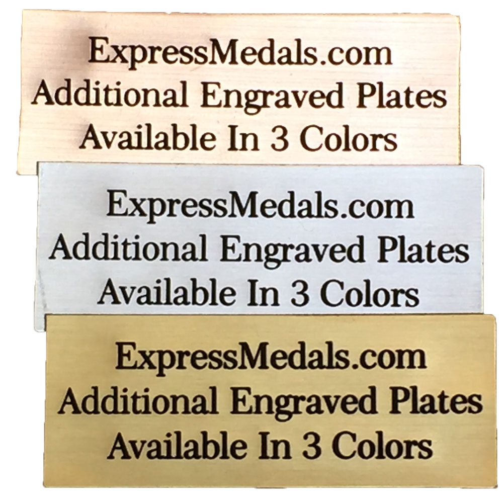 Extra Engraved Plates 5 to 6 Inch Wide