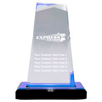 7-1/2" Blue Column Acrylic Award (EX-COL-B)