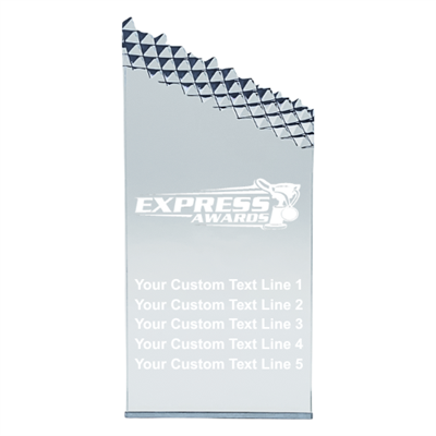 7-1/4" Clear Ice Acrylic Awards (EX-ICE-C)