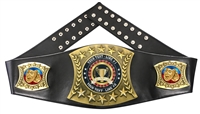 Drama Personalized Championship Leather Belt