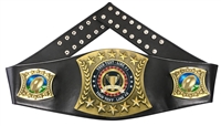 Football Personalized Championship Leather Belt
