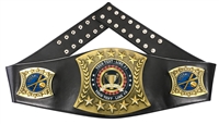 Baseball Personalized Championship Leather Belt