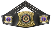 Music Personalized Championship Leather Belt