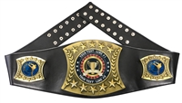 Martial Arts Personalized Championship Leather Belt