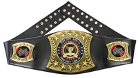 Auto Racing Flags Personalized Championship Belt